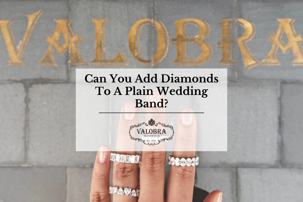 Can You Add Diamonds To A Plain Wedding Band?
