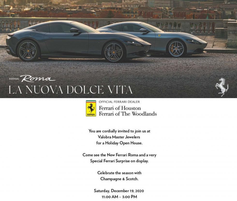 Ferrari Holiday Open House at Valobra
