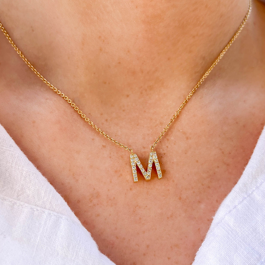 Fine Jewelry Necklaces, Initials