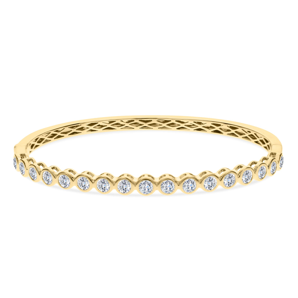 Round Diamond Bracelet-Yellow
