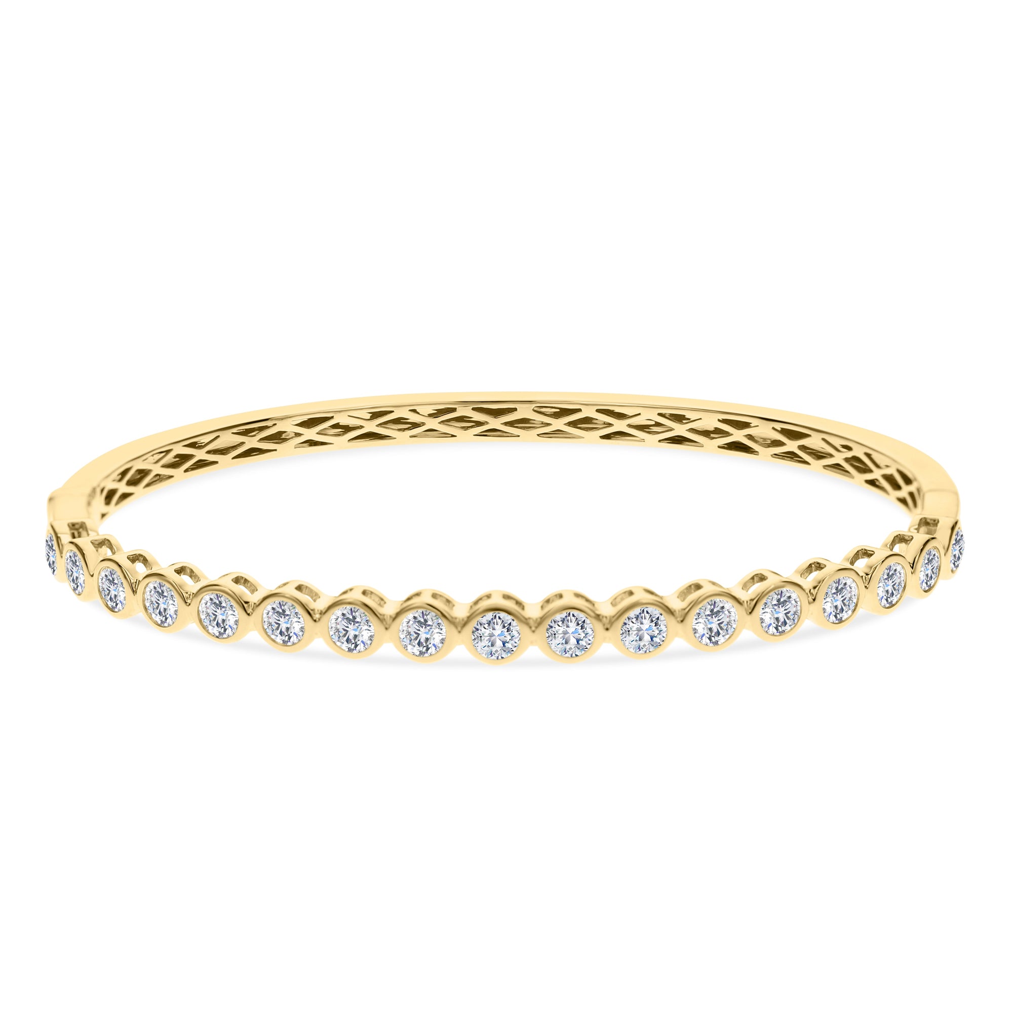Round Diamond Bracelet-Yellow