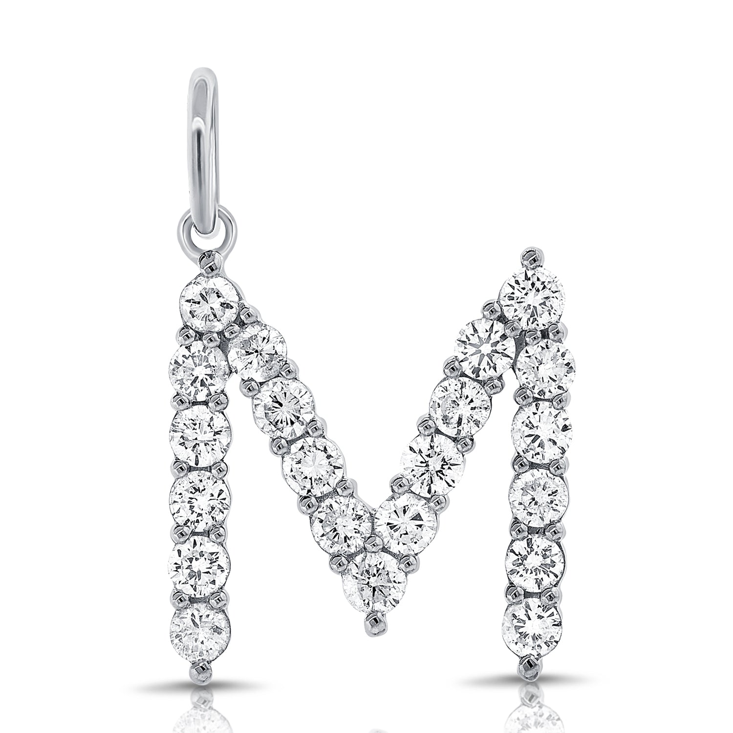 Personalized Diamond Initial Necklace, 14K