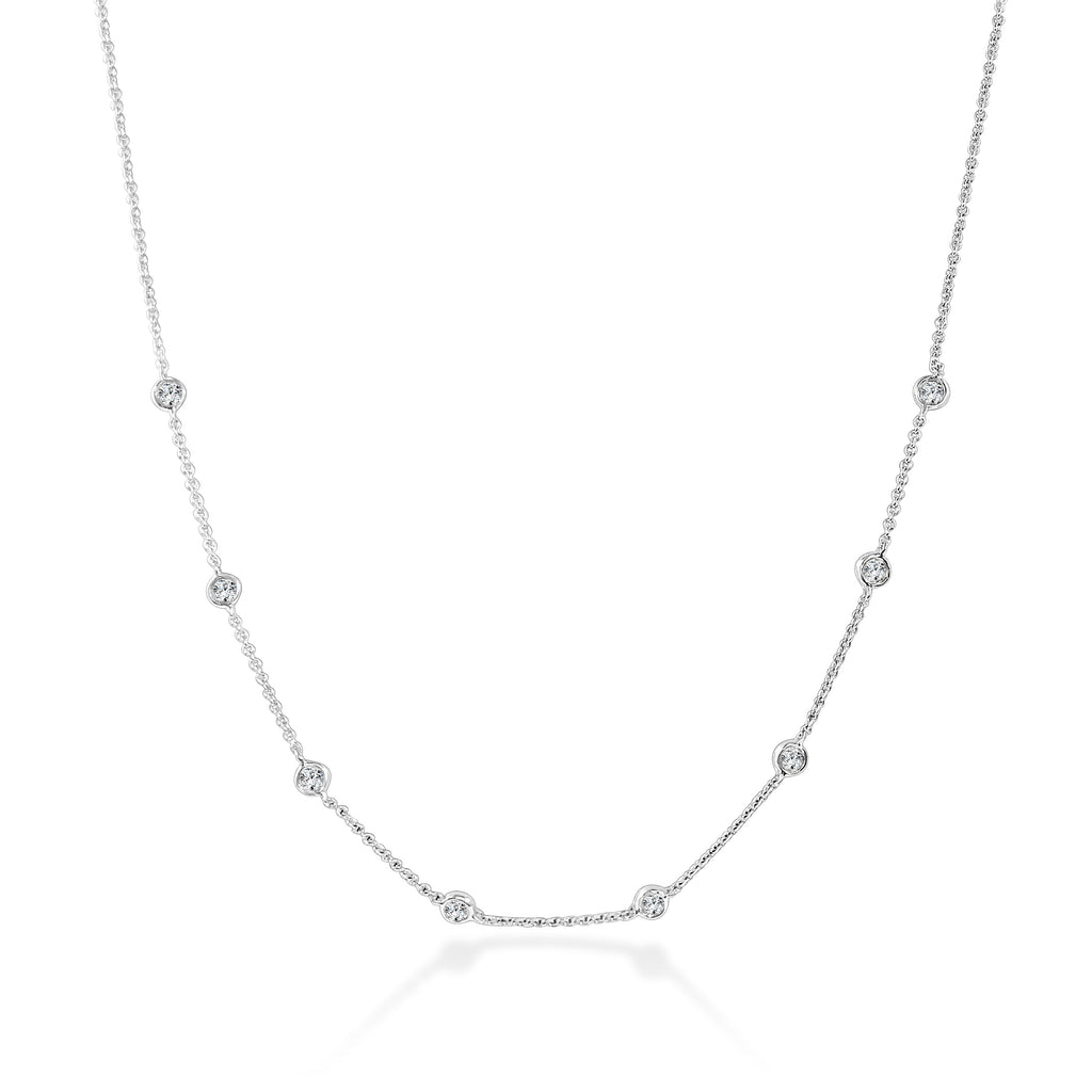 Diamond Necklace, 14K