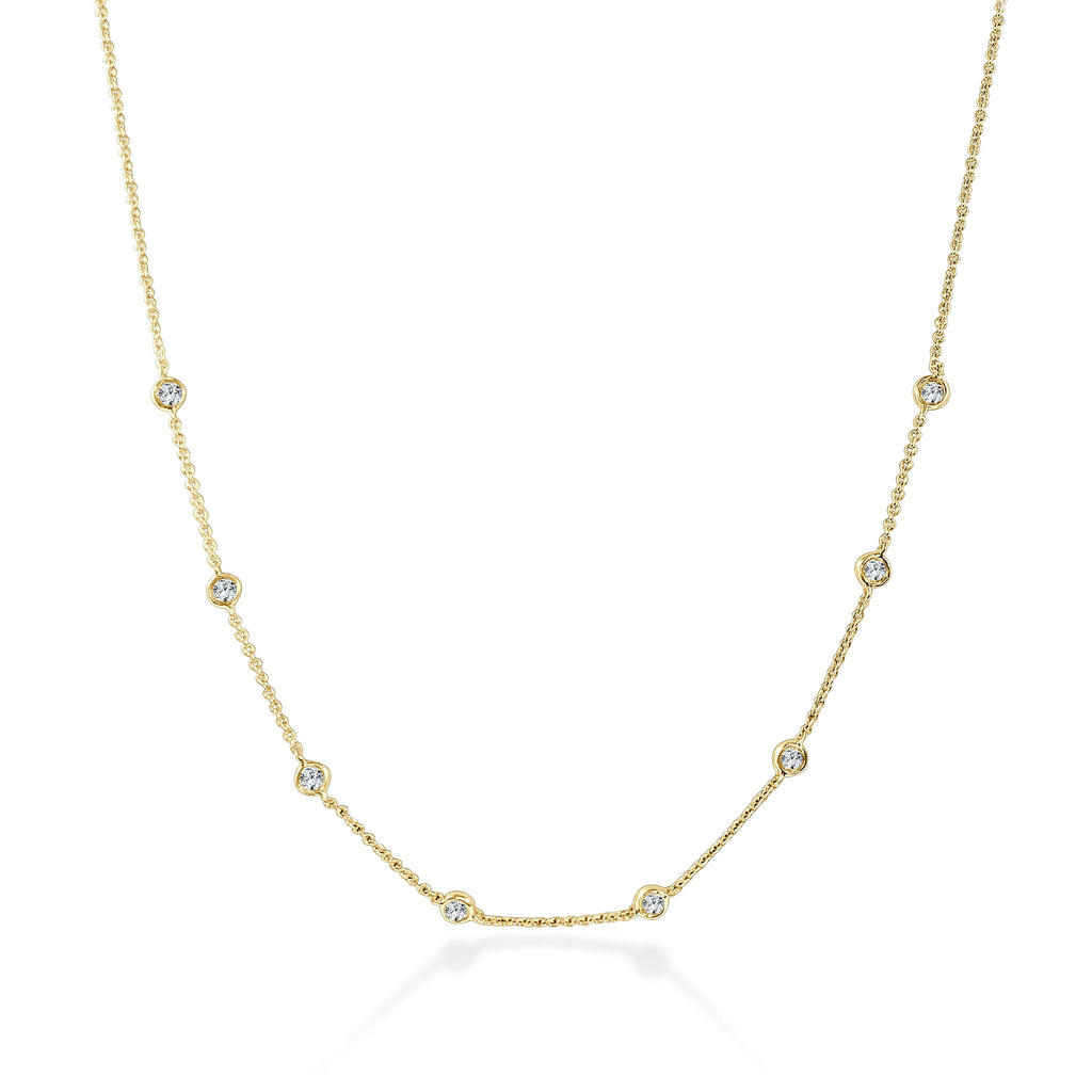 Diamond Necklace, 14K