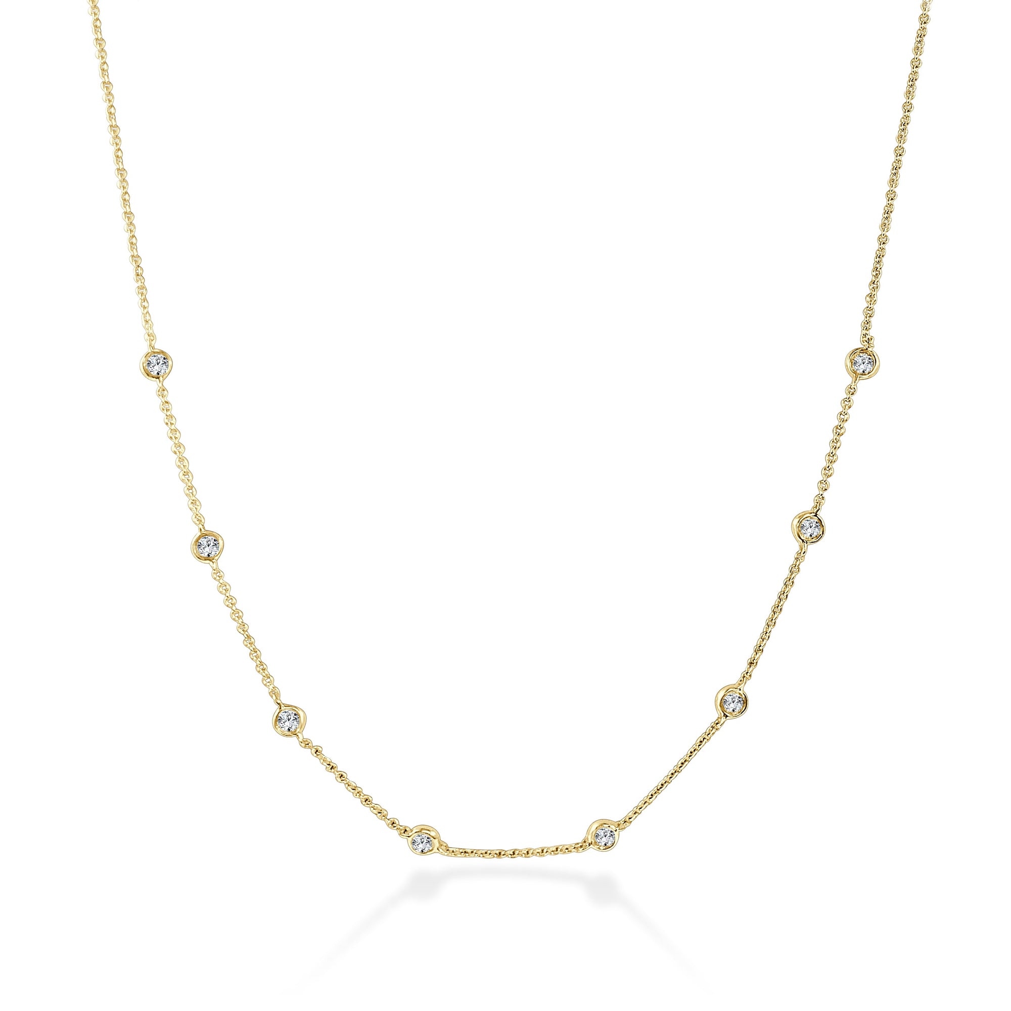 Diamond Necklace, 14K