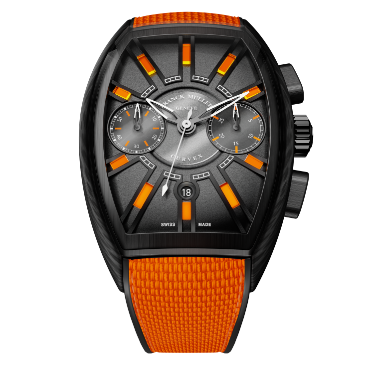 Curvex CX, Flash Chronograph, CX 36 CC DT FLASH OR CARBON TTNRBR