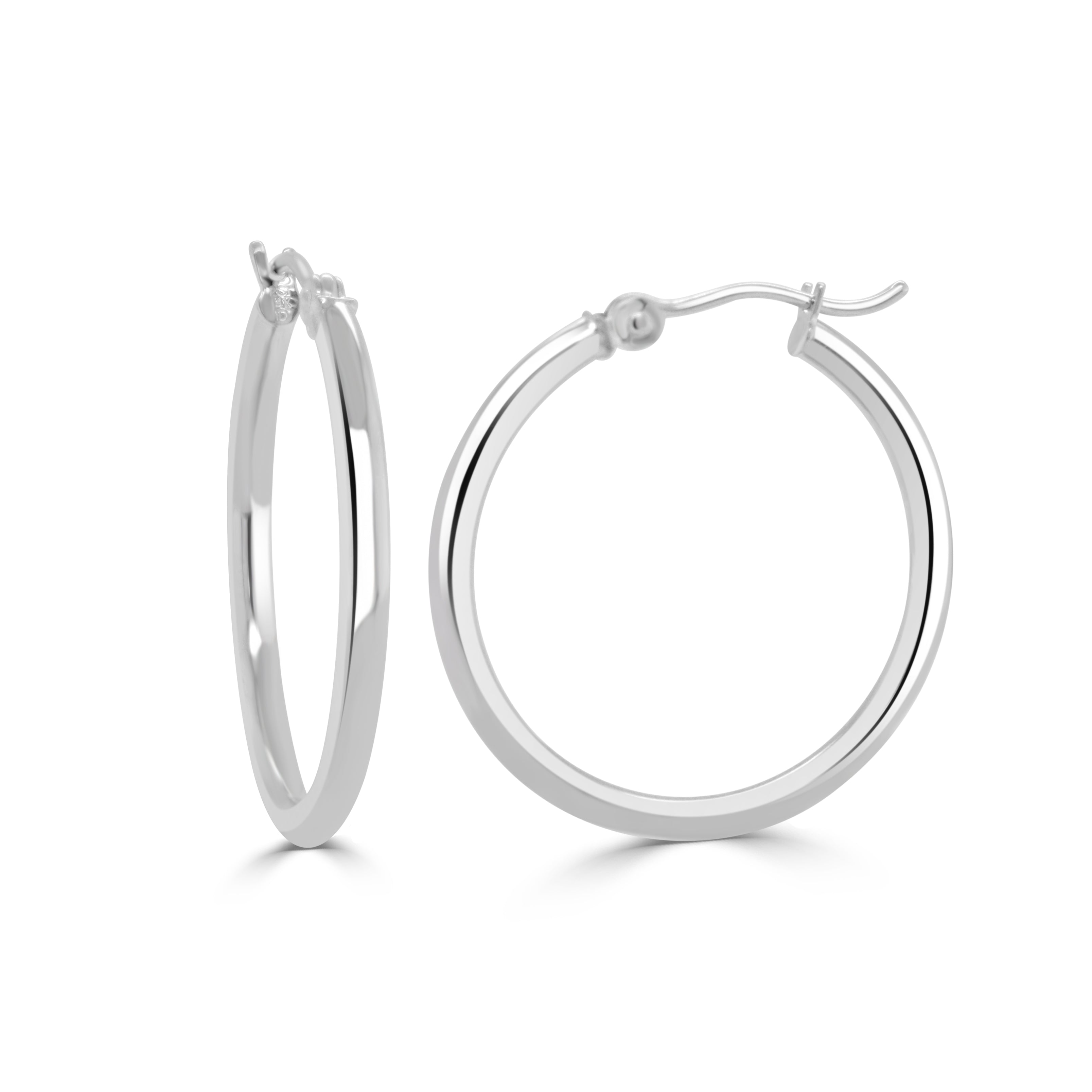 Classic Hoop Earrings, 14K