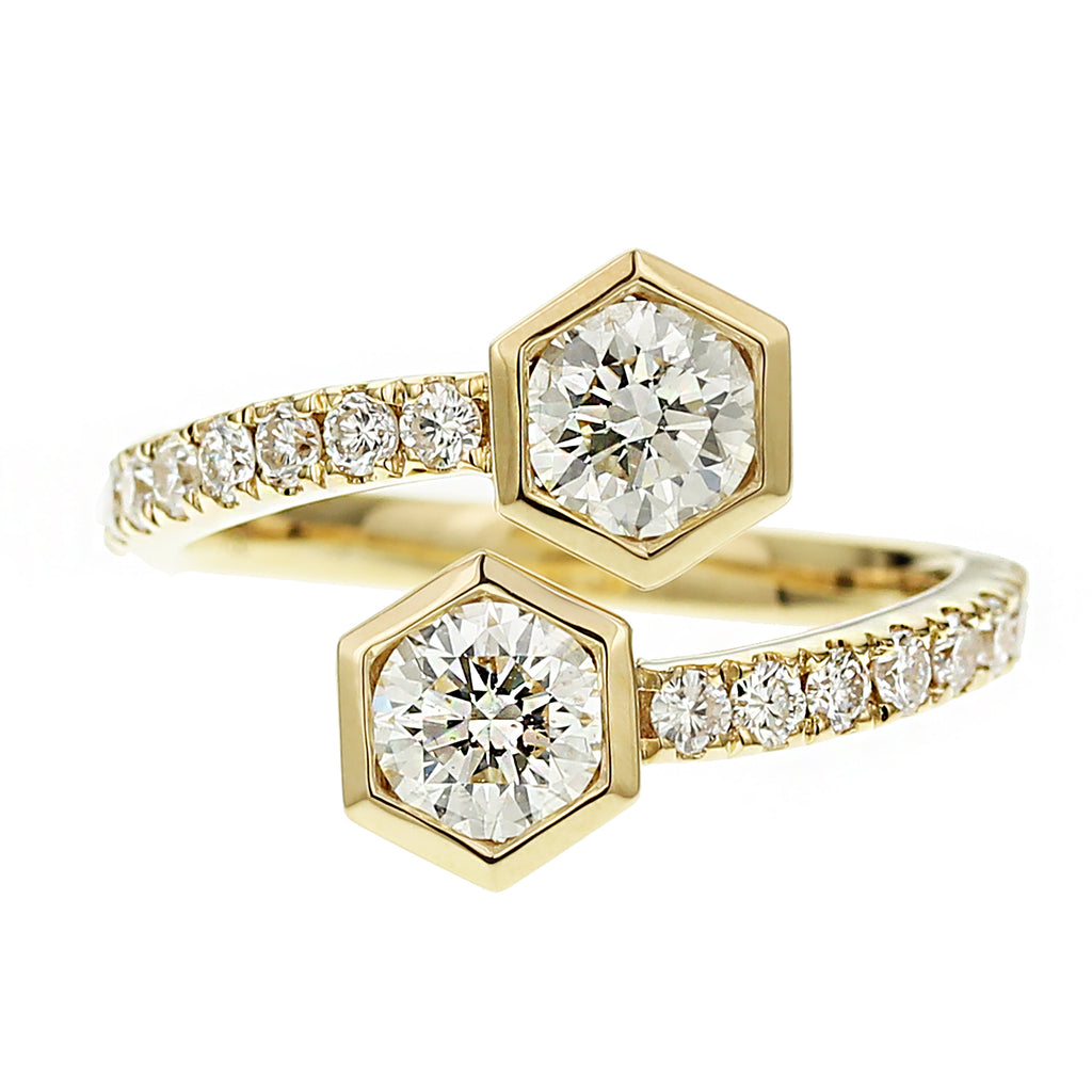 Round Diamond RingR-Yellow