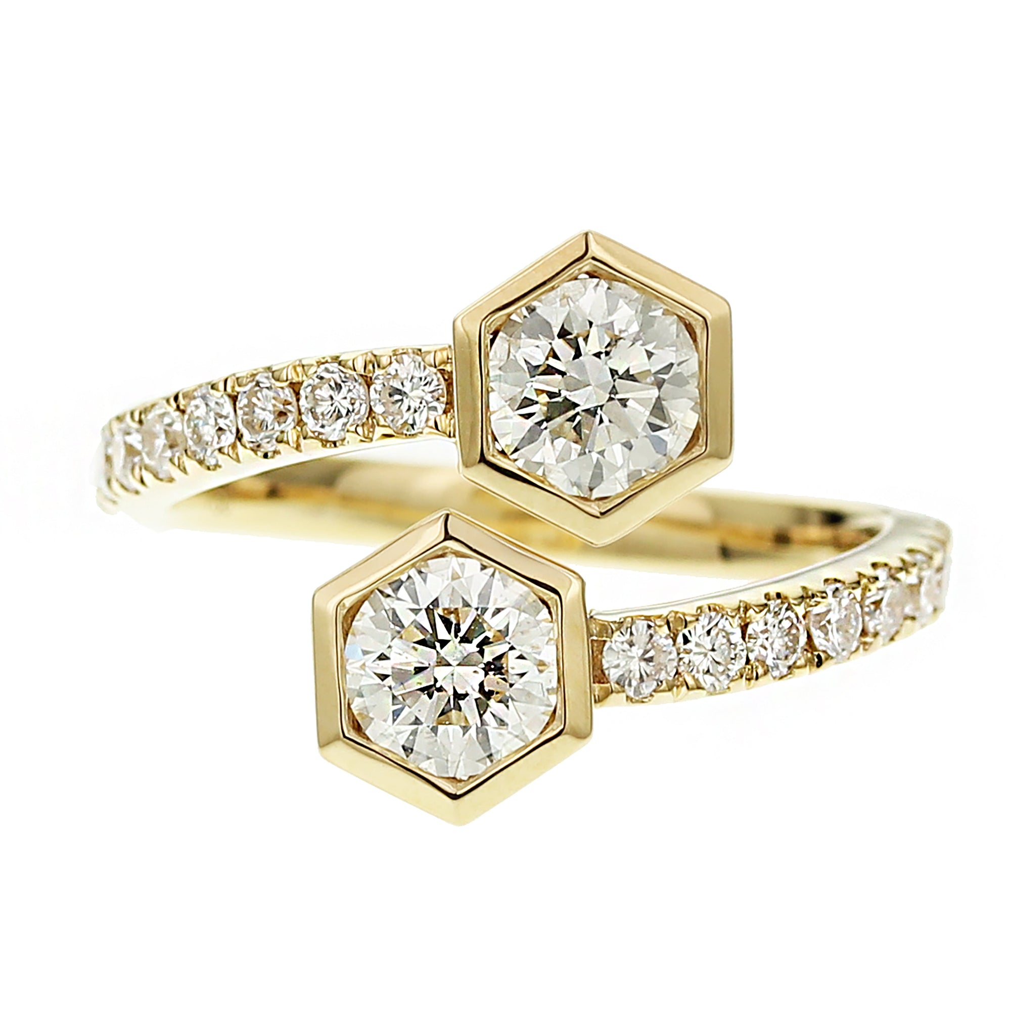 Round Diamond RingR-Yellow