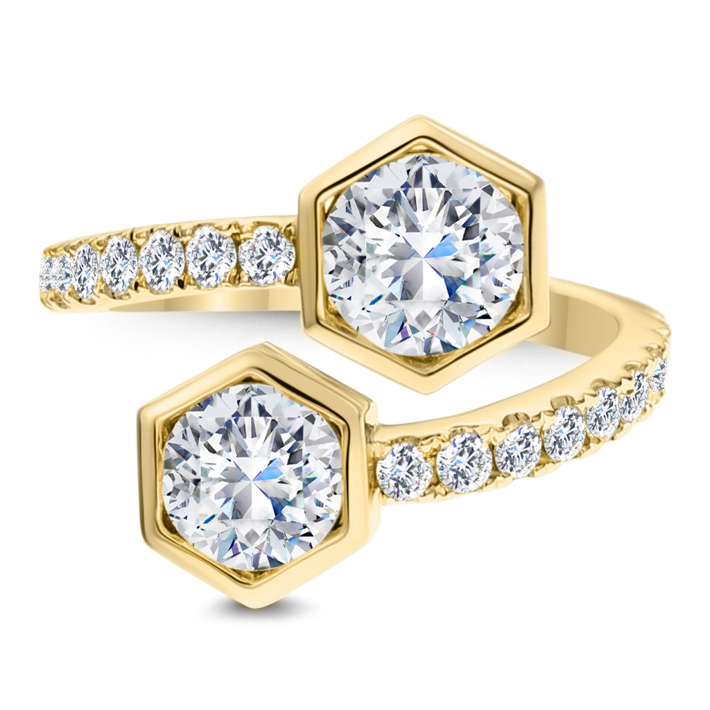 Round Diamond Ring-Yellow