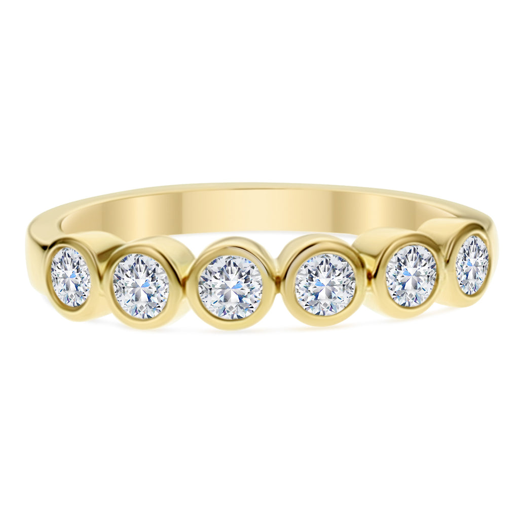 Round Diamond Ring-Yellow