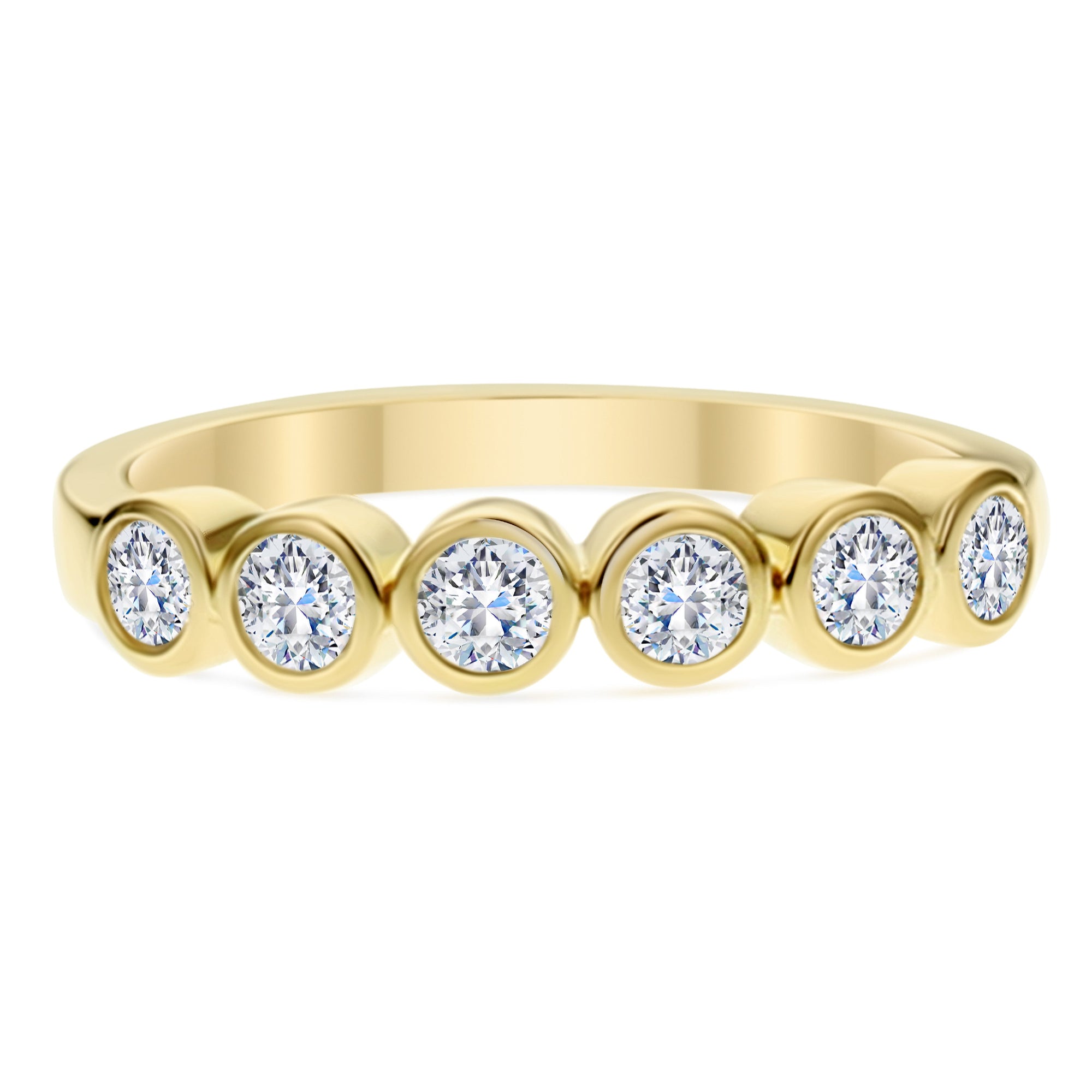 Round Diamond Ring-Yellow