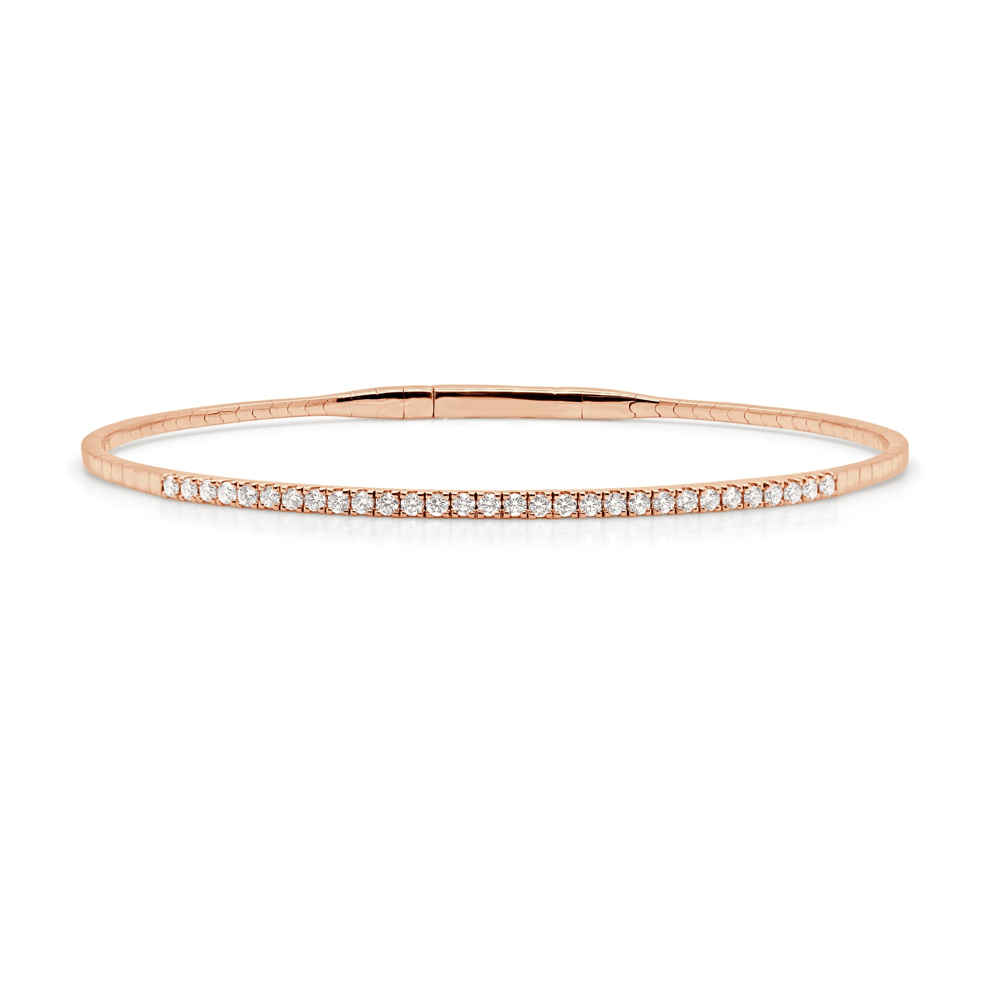Diamond Flexible Bangle, 14K