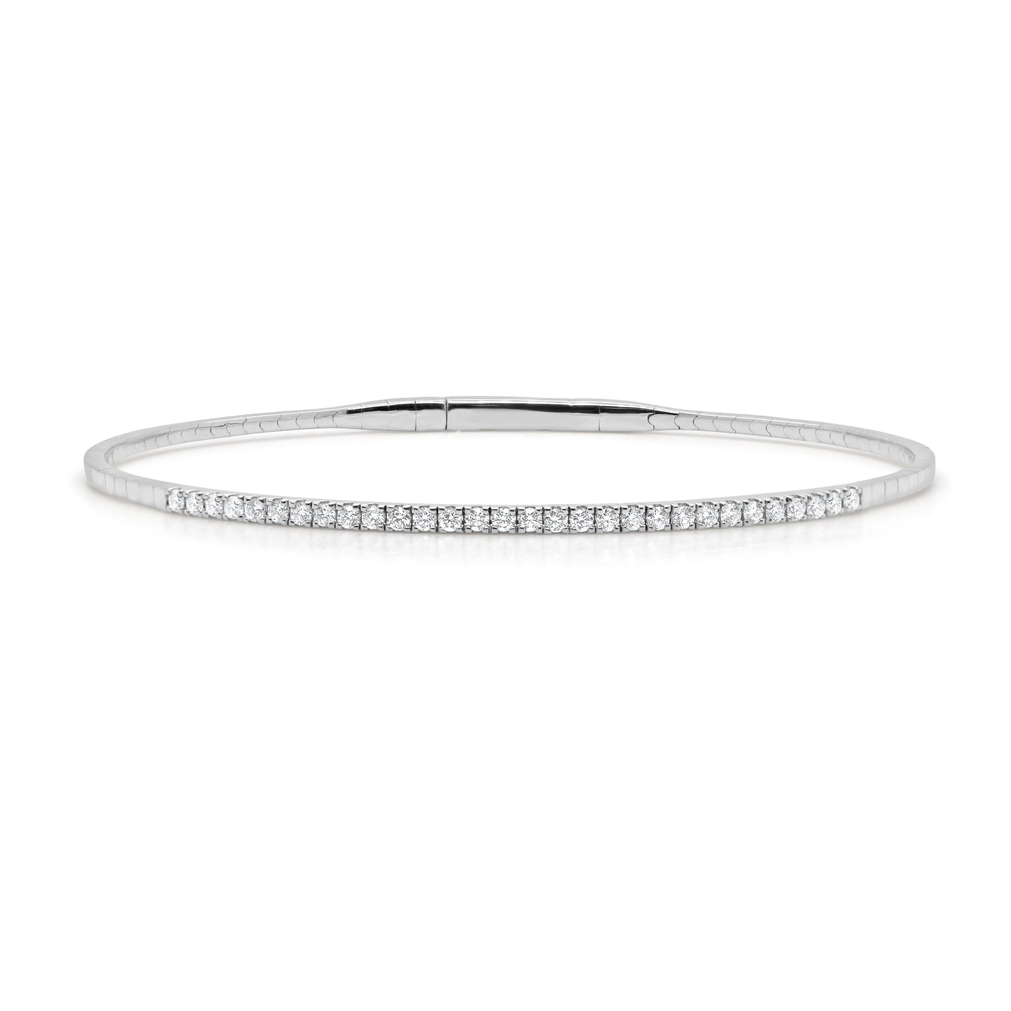 Diamond Flexible Bangle, 14K
