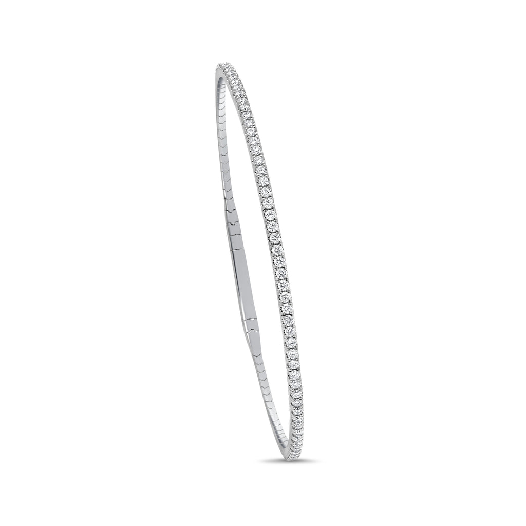 Diamond Flexible Bangle, 14K