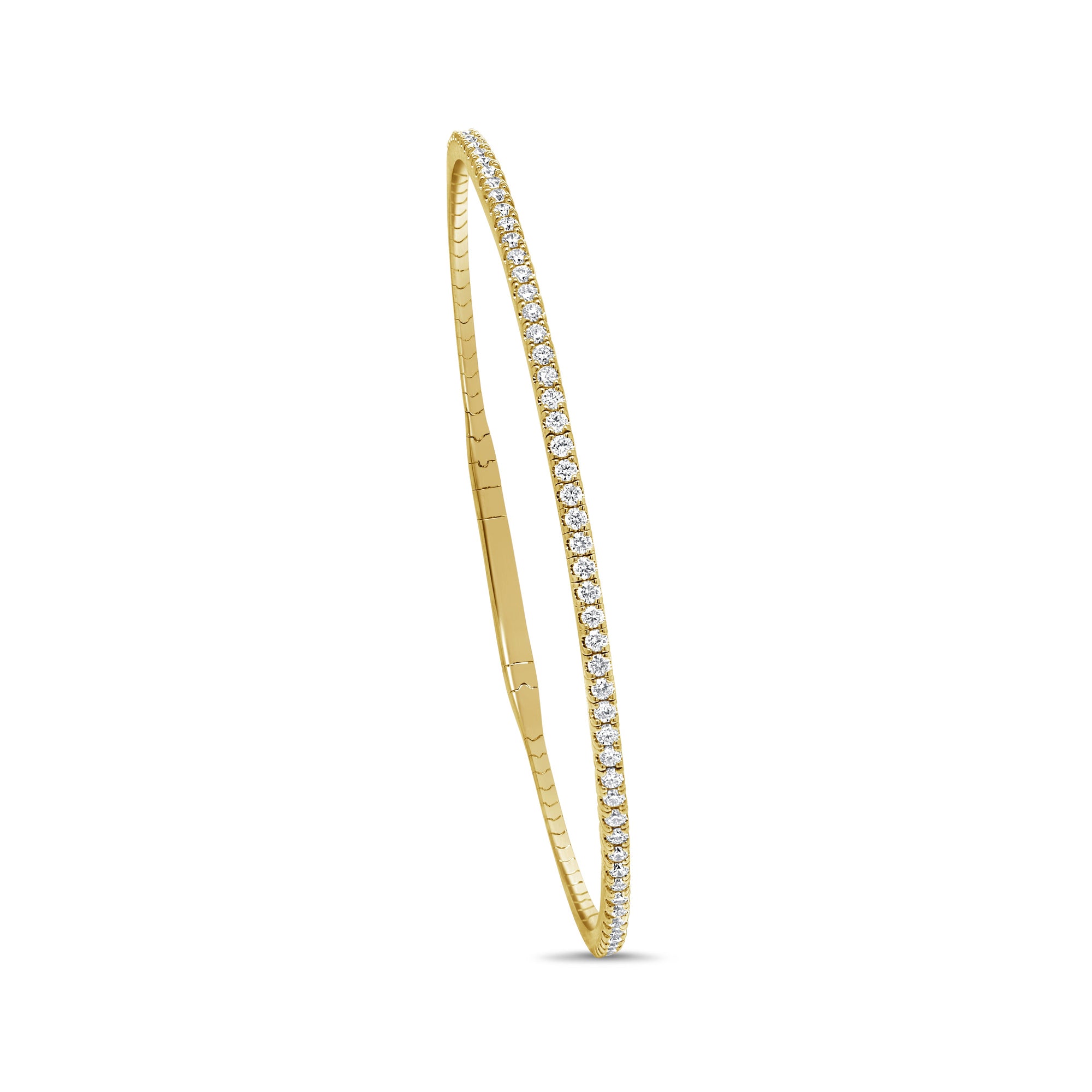 Diamond Flexible Bangle, 14K
