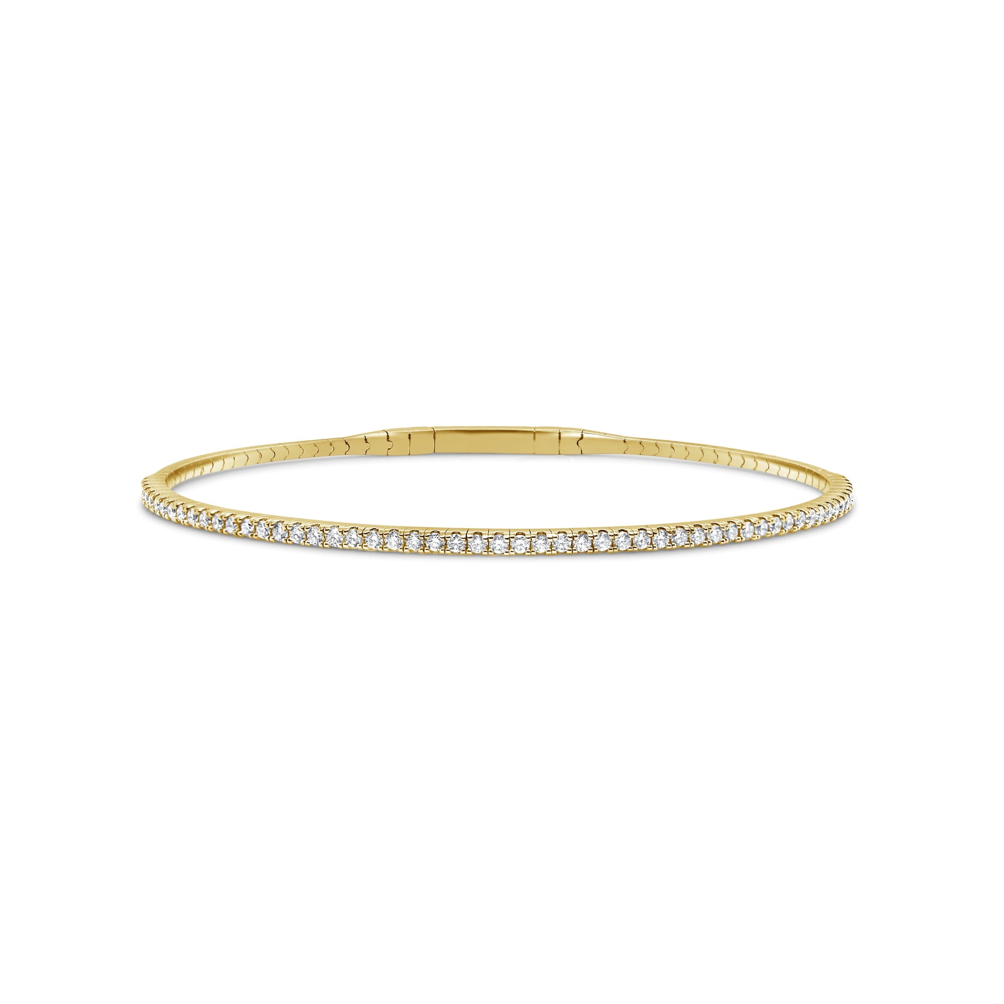 Diamond Flexible Bangle, 14K