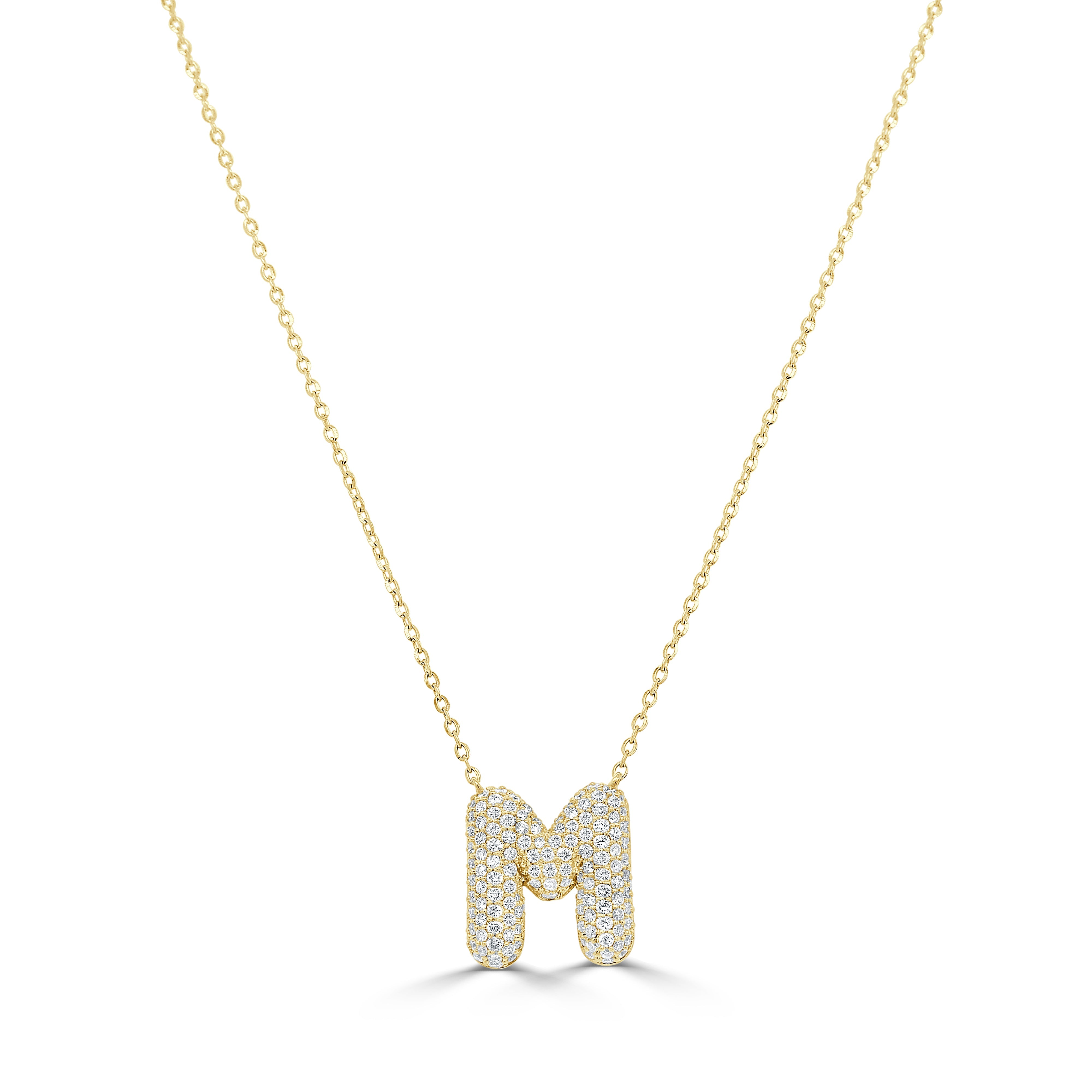 Pavé Diamond Initial 