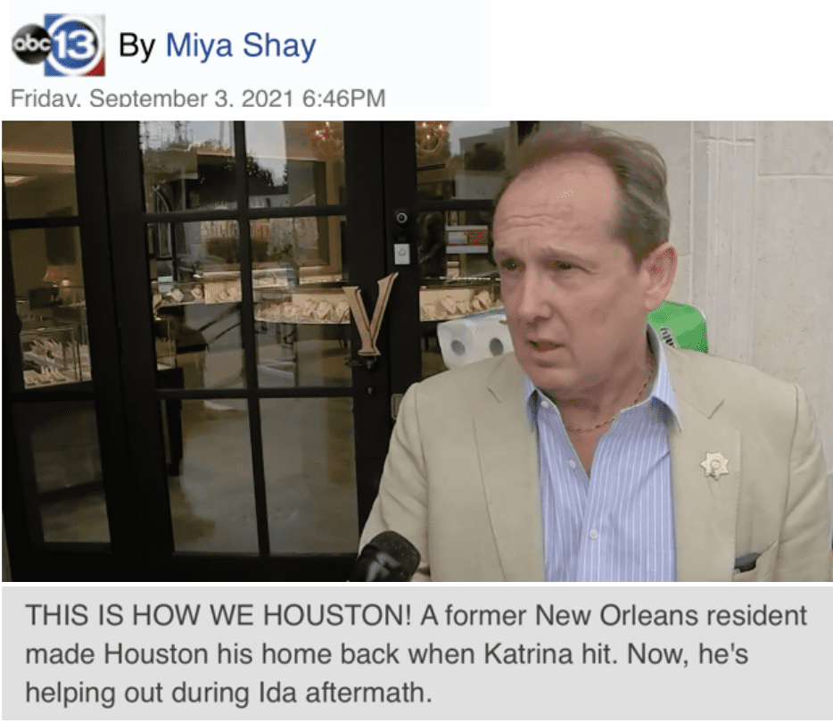Houston Jewelry Store Owner Sets Up Hurricane Ida Relief Effort – ABC13 News Report