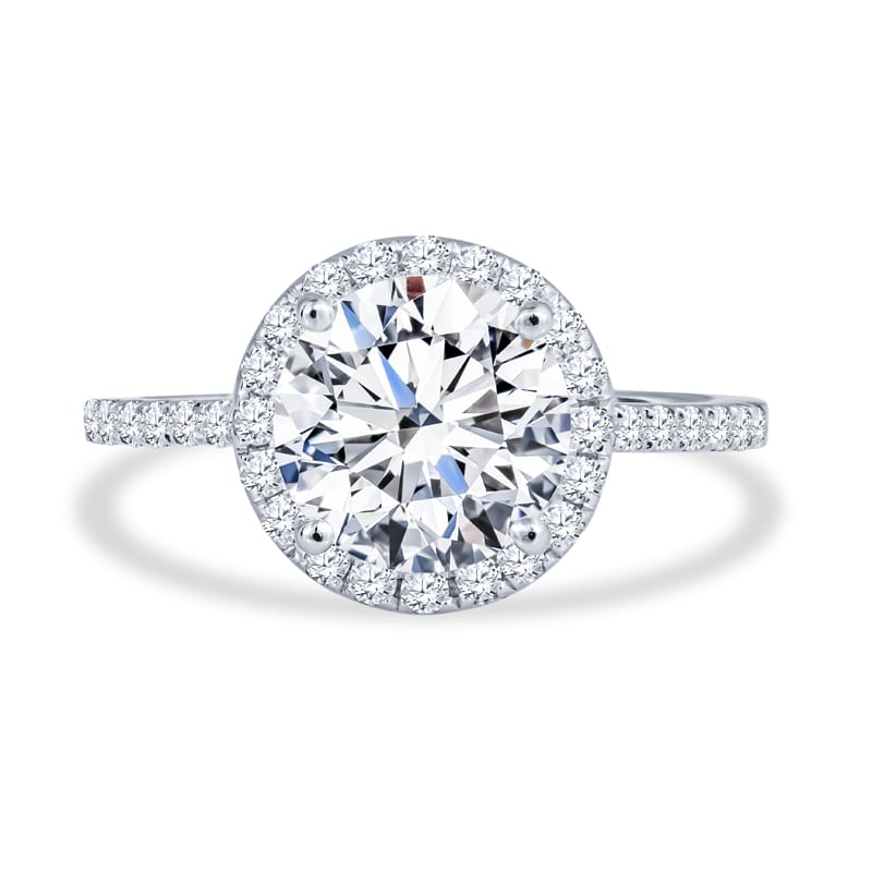 2.43 carat Round Brilliant Engagement Ring