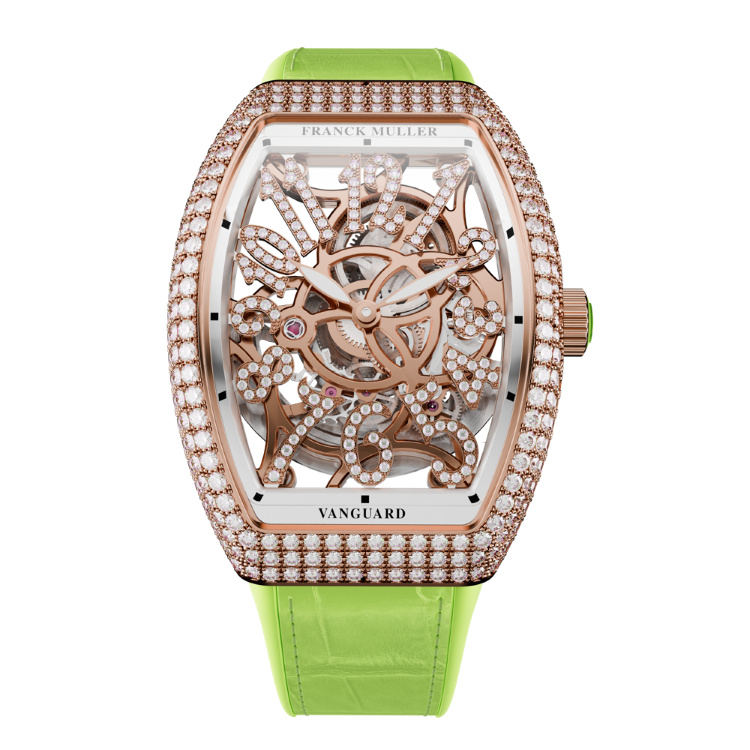 Vanguard Lady, Slim Skeleton, V 35 S AT SQT D NBR CD (VE)