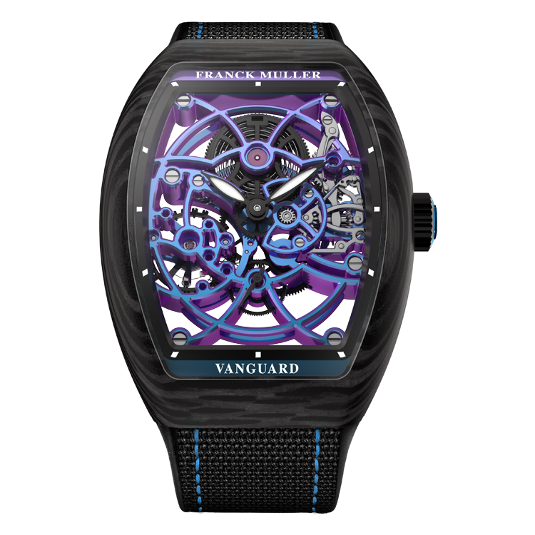 Vanguard Lady, New Tone Skeleton, V 41 S6 SQT MVT NT BL CARBONE (NTBL)