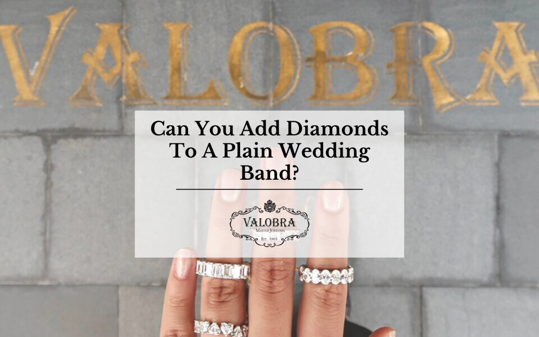 Can You Add Diamonds To A Plain Wedding Band?
